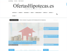 Tablet Screenshot of ofertashipotecas.es